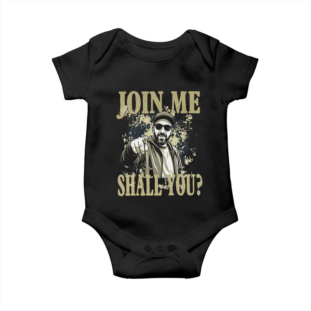 Adam Memorial Tribute Baby Onesie Join Me Shall You TS14 Black Print Your Wear