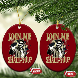 Adam Memorial Tribute Ceramic Ornament Join Me Shall You TS14 Print Your Wear