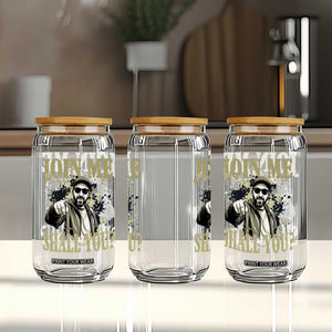 Adam Memorial Tribute Glass Can Join Me Shall You TS14 Print Your Wear
