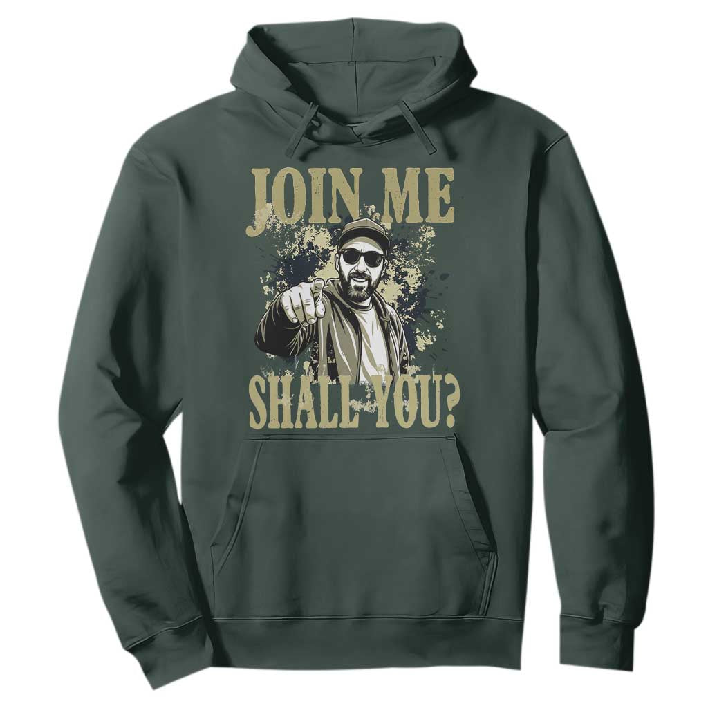 Adam Memorial Tribute Hoodie Join Me Shall You TS14 Dark Forest Green Print Your Wear