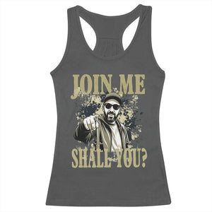 Adam Memorial Tribute Racerback Tank Top Join Me Shall You TS14 Dark Heather Print Your Wear