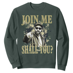 Adam Memorial Tribute Sweatshirt Join Me Shall You TS14 Dark Forest Green Print Your Wear