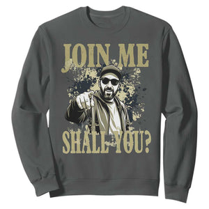 Adam Memorial Tribute Sweatshirt Join Me Shall You TS14 Dark Heather Print Your Wear