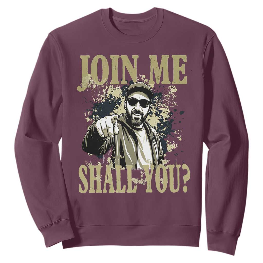 Adam Memorial Tribute Sweatshirt Join Me Shall You TS14 Maroon Print Your Wear