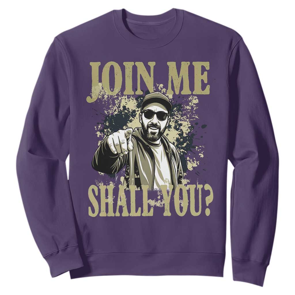 Adam Memorial Tribute Sweatshirt Join Me Shall You TS14 Purple Print Your Wear
