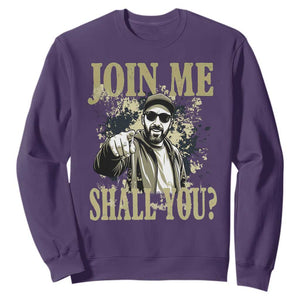 Adam Memorial Tribute Sweatshirt Join Me Shall You TS14 Purple Print Your Wear