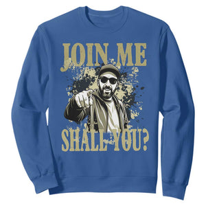 Adam Memorial Tribute Sweatshirt Join Me Shall You TS14 Royal Blue Print Your Wear