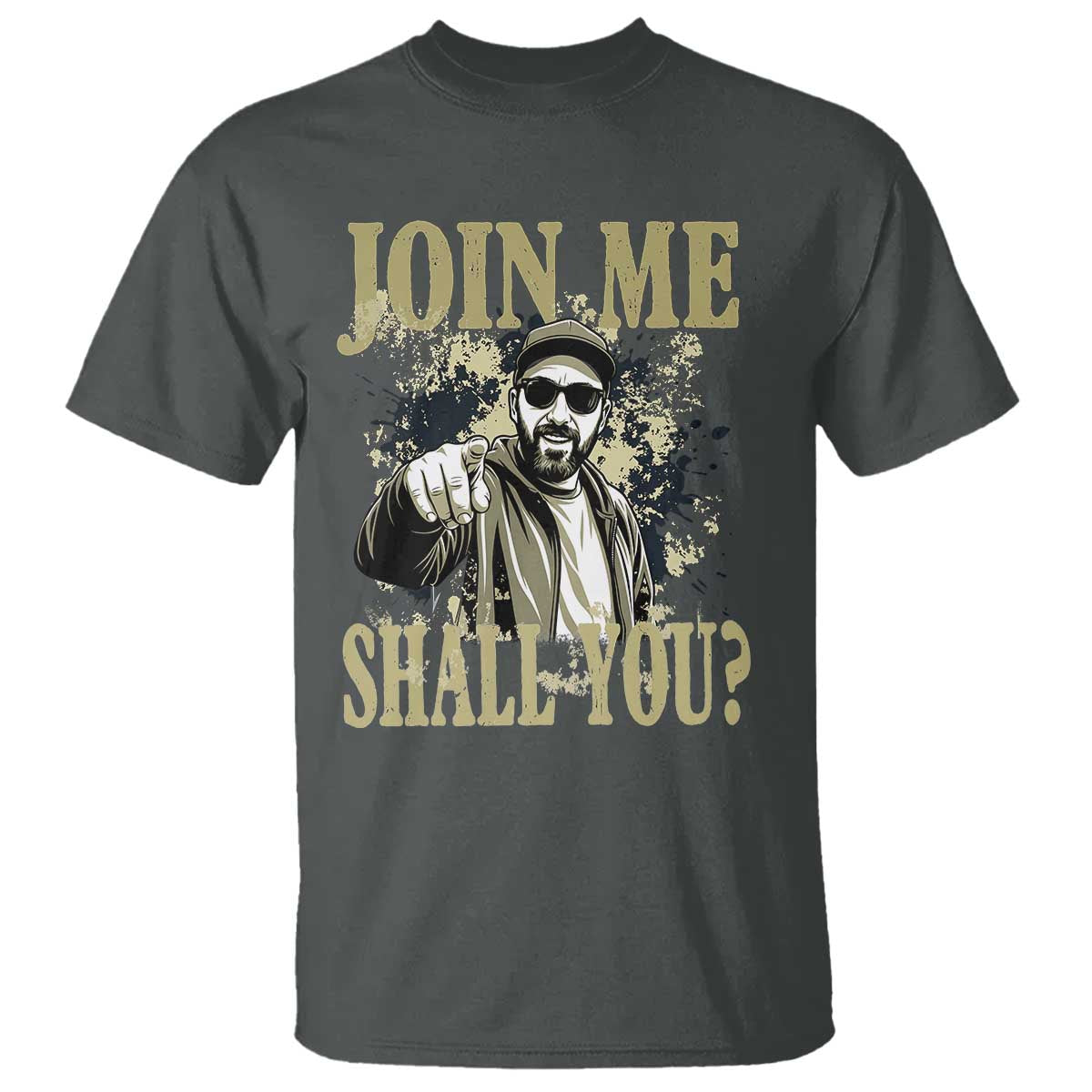 Adam Memorial Tribute T Shirt Join Me Shall You TS14 Dark Heather Print Your Wear