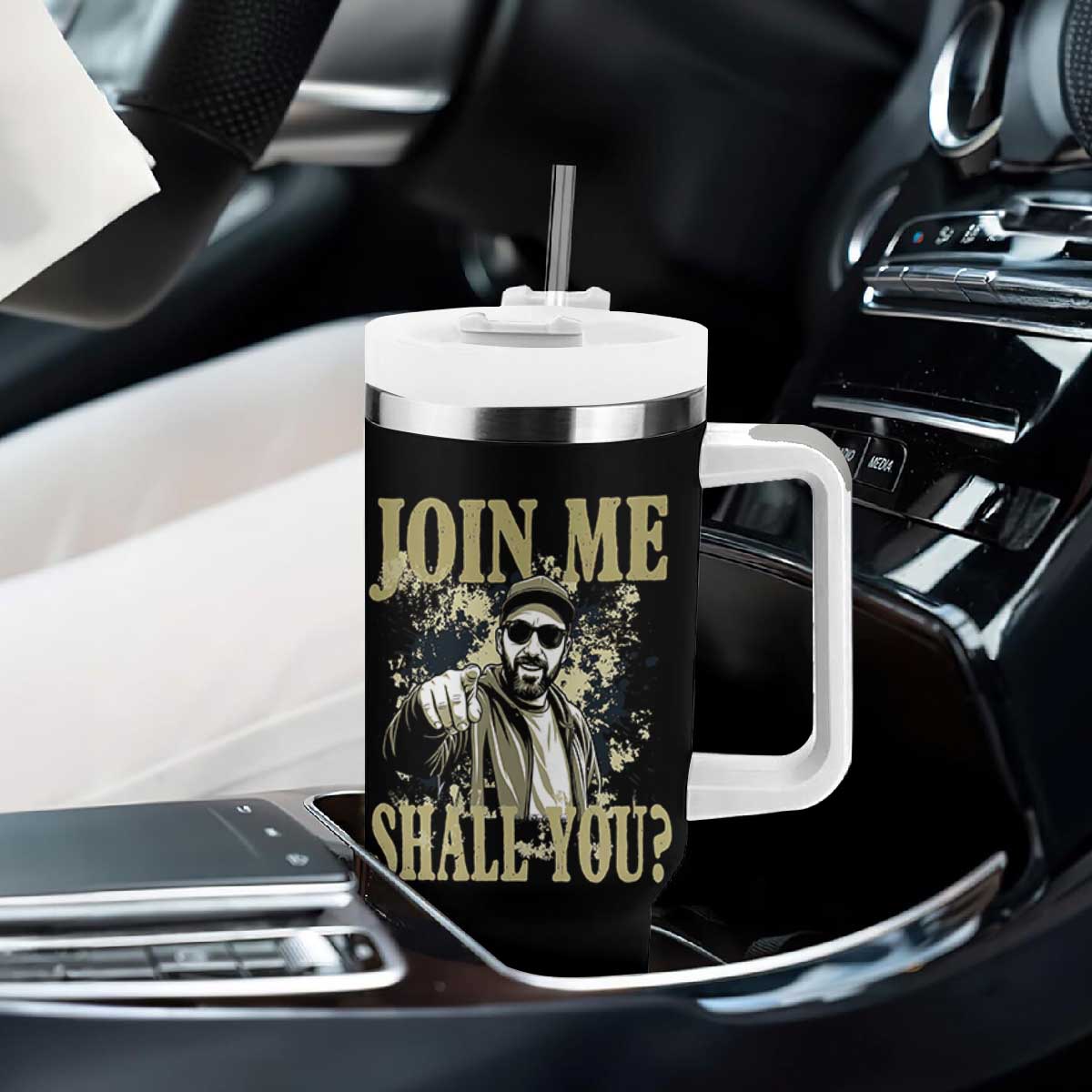 Adam Memorial Tribute Tumbler With Handle Join Me Shall You TS14 Print Your Wear