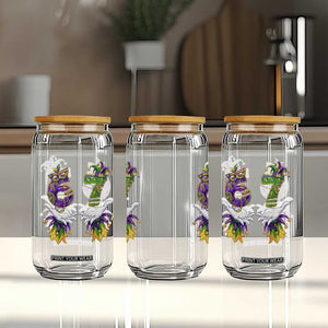 67 Mardi Gras Meme Glass Can Funny Six Seven Hand Carnival Trendy TS14 Print Your Wear