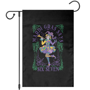67 Mardi Gras Garden Flag Funny Six Seven Carnival Trendy TS14 Black Print Your Wear