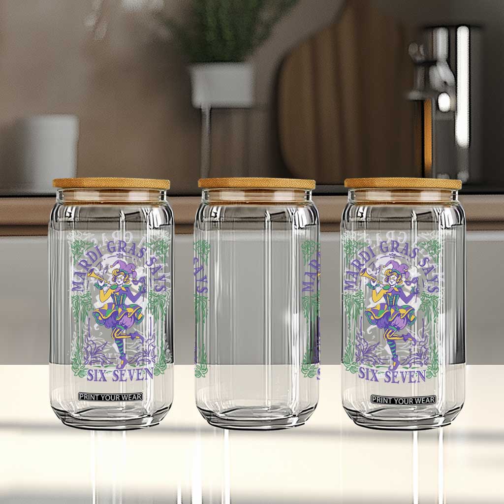 67 Mardi Gras Glass Can Funny Six Seven Carnival Trendy TS14 Print Your Wear