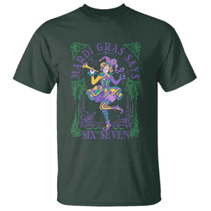 67 Mardi Gras T Shirt Funny Six Seven Carnival Trendy TS14 Dark Forest Green Print Your Wear