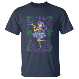 67 Mardi Gras T Shirt Funny Six Seven Carnival Trendy TS14 Navy Print Your Wear