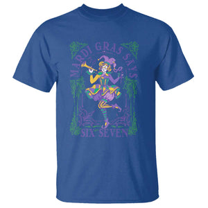 67 Mardi Gras T Shirt Funny Six Seven Carnival Trendy TS14 Royal Blue Print Your Wear