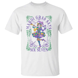 67 Mardi Gras T Shirt Funny Six Seven Carnival Trendy TS14 White Print Your Wear