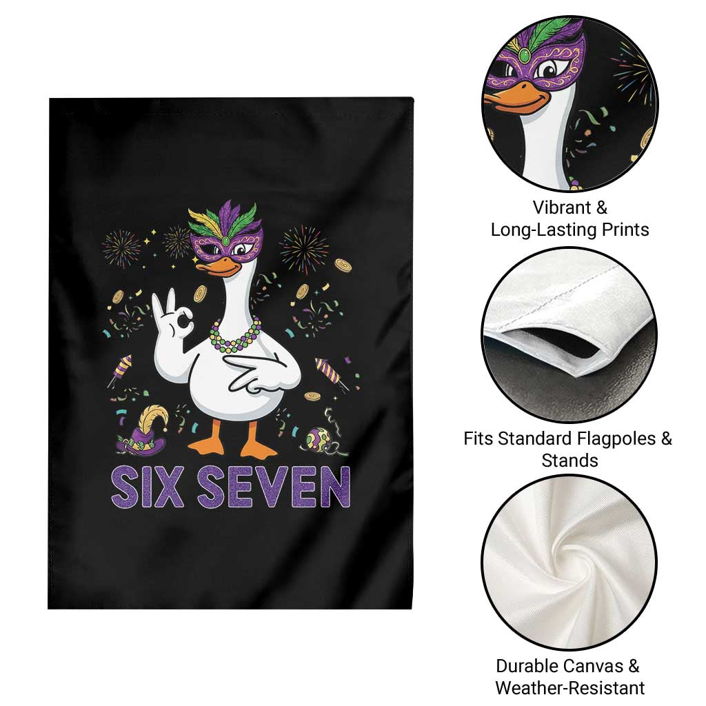 67 Mardi Gras Garden Flag Funny Goose Meme Carnival Trendy TS14 Print Your Wear
