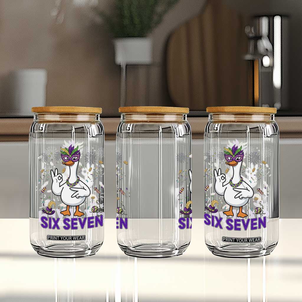 67 Mardi Gras Glass Can Funny Goose Meme Carnival Trendy TS14 Print Your Wear