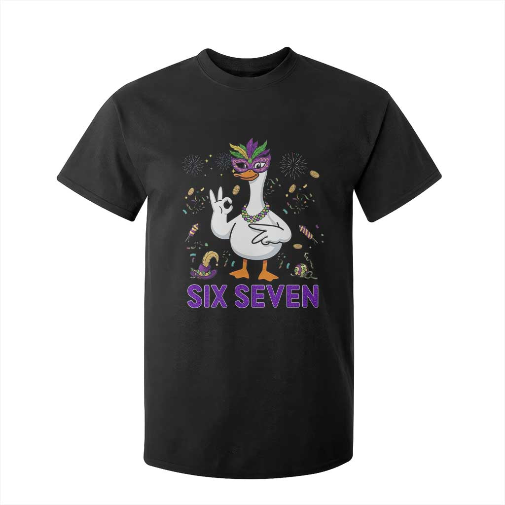 67 Mardi Gras T Shirt For Kid Funny Goose Meme Carnival Trendy TS14 Black Print Your Wear