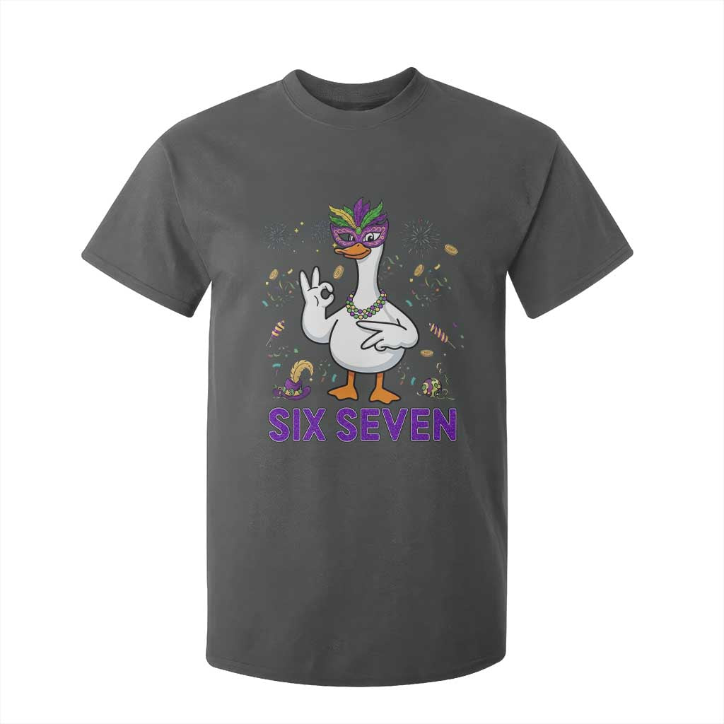 67 Mardi Gras T Shirt For Kid Funny Goose Meme Carnival Trendy TS14 Dark Heather Print Your Wear