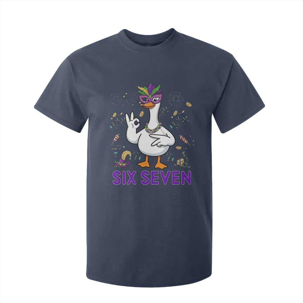 67 Mardi Gras T Shirt For Kid Funny Goose Meme Carnival Trendy TS14 Navy Print Your Wear