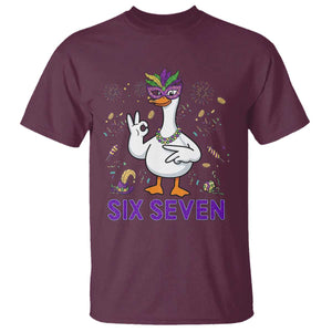 67 Mardi Gras T Shirt Funny Goose Meme Carnival Trendy TS14 Maroon Print Your Wear