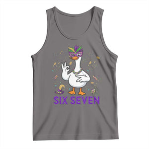 67 Mardi Gras Tank Top Funny Goose Meme Carnival Trendy TS14 Deep Heather Print Your Wear