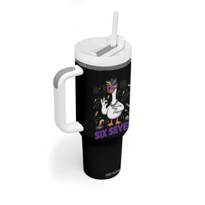 67 Mardi Gras Tumbler With Handle Funny Goose Meme Carnival Trendy TS14 Print Your Wear