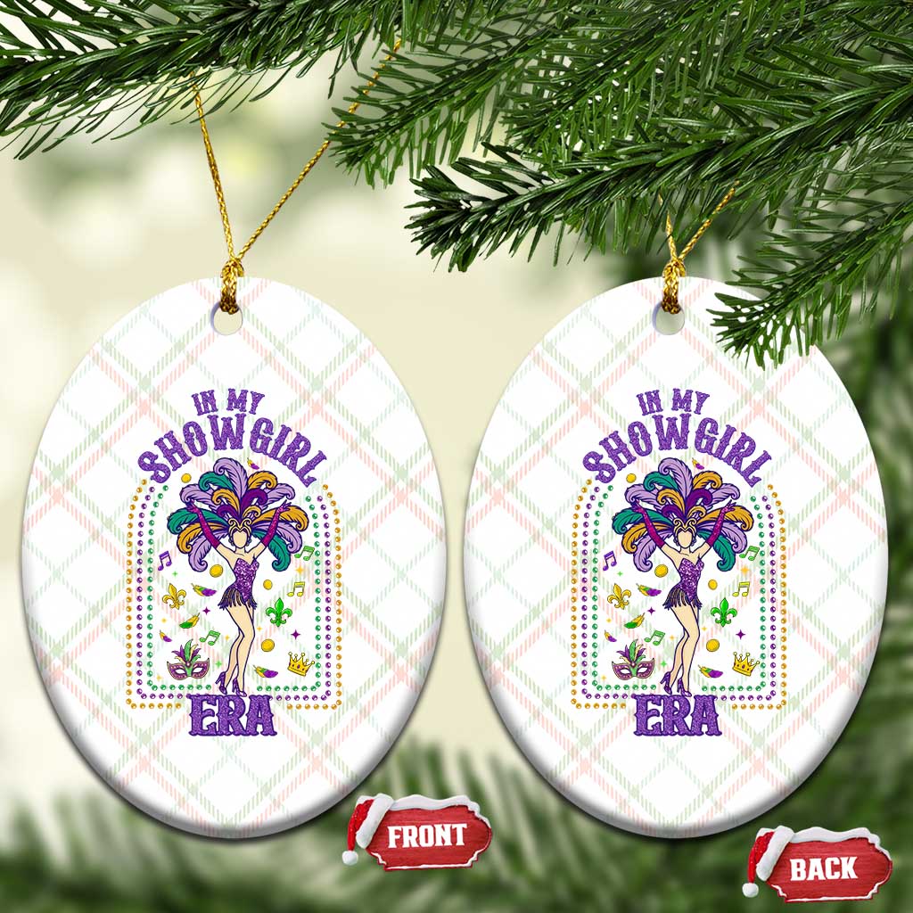 Mardi Gras Queen Ceramic Ornament In My Showgirl Era TS14 Print Your Wear
