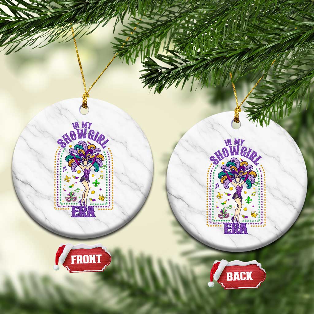Mardi Gras Queen Ceramic Ornament In My Showgirl Era TS14 1pc White Marble Print Your Wear