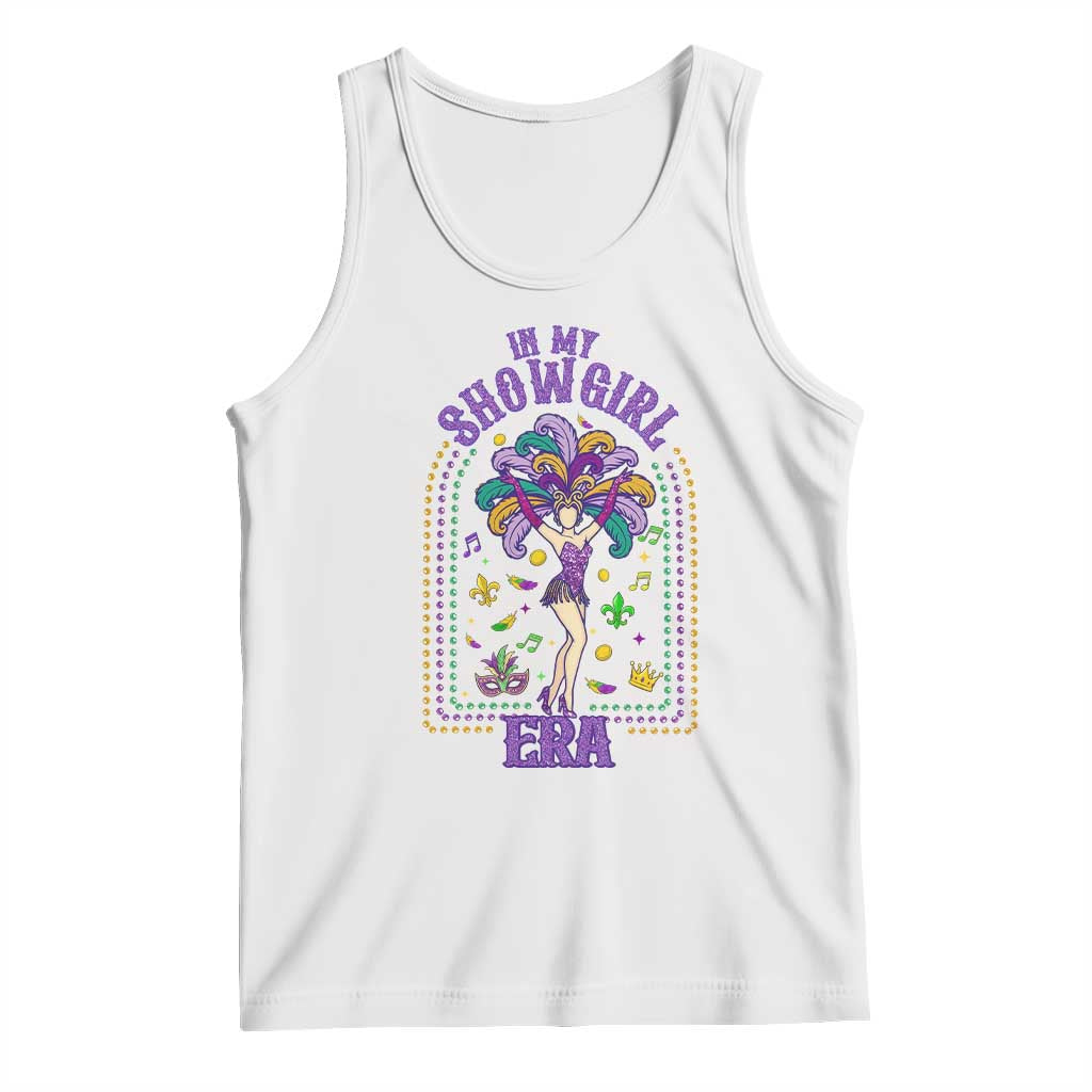 Mardi Gras Queen Tank Top In My Showgirl Era TS14 White Print Your Wear