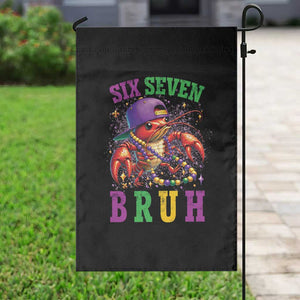 67 Mardi Gras Garden Flag Funny Crawfish Six Seven Bruh Meme TS14 Print Your Wear