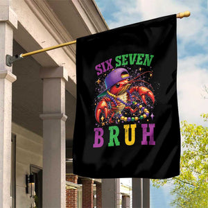 67 Mardi Gras Garden Flag Funny Crawfish Six Seven Bruh Meme TS14 Print Your Wear