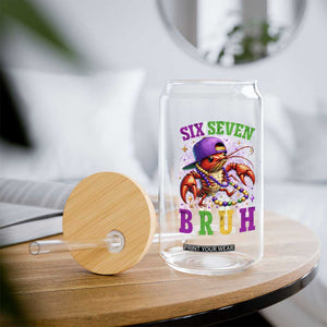 67 Mardi Gras Glass Can Funny Crawfish Six Seven Bruh Meme TS14 Print Your Wear