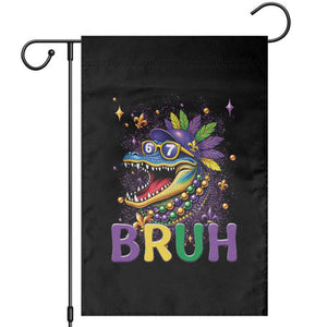 67 Mardi Gras Garden Flag Funny Alligator Six Seven Bruh Meme TS14 Black Print Your Wear