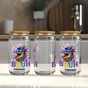 67 Mardi Gras Glass Can Funny Alligator Six Seven Bruh Meme TS14 Print Your Wear