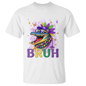 67 Mardi Gras T Shirt Funny Alligator Six Seven Bruh Meme TS14 White Print Your Wear