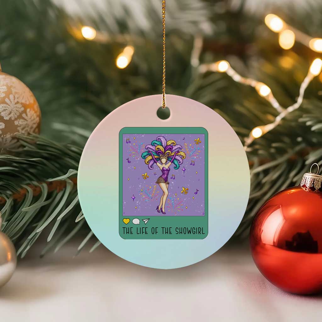 The Life Of The Mardi Gras Queen Ceramic Ornament TS14 1pc Pastel Print Your Wear
