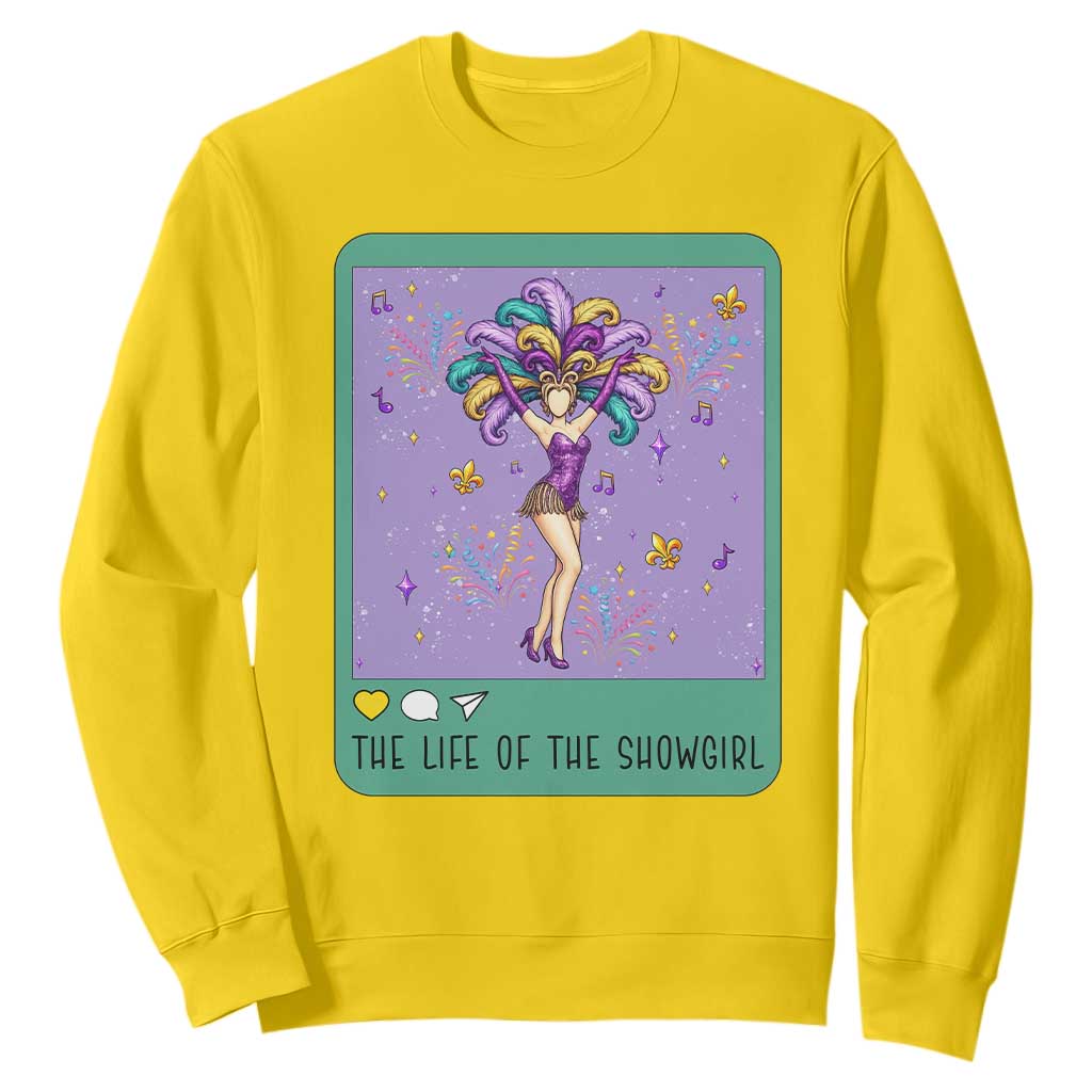 The Life Of The Mardi Gras Queen Sweatshirt TS14 Daisy Print Your Wear