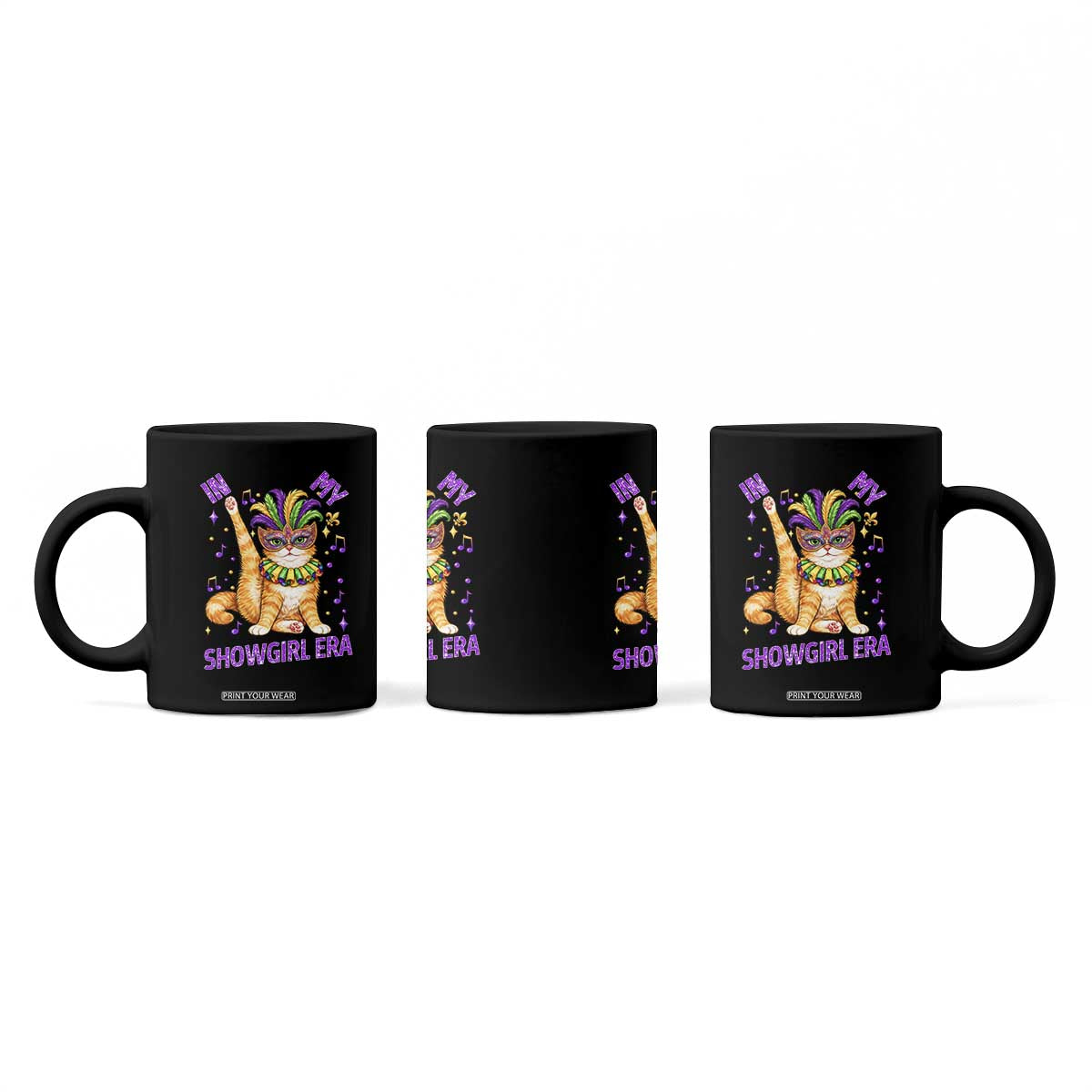 Mardi Gras Cat Coffee Mug In My Showgirl Era TS14 Print Your Wear