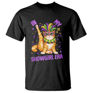 Mardi Gras Cat T Shirt In My Showgirl Era TS14 Black Print Your Wear