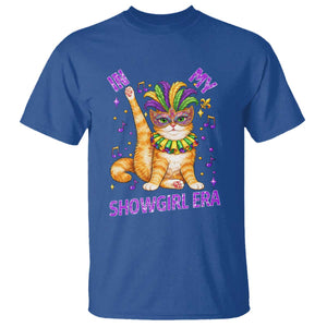Mardi Gras Cat T Shirt In My Showgirl Era TS14 Royal Blue Print Your Wear