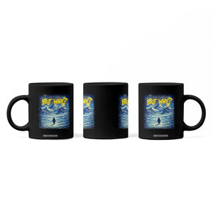 But Why Penguin Coffee Mug Starry Night Van Gogh Nihilist Penguin Hiking TS14 Print Your Wear