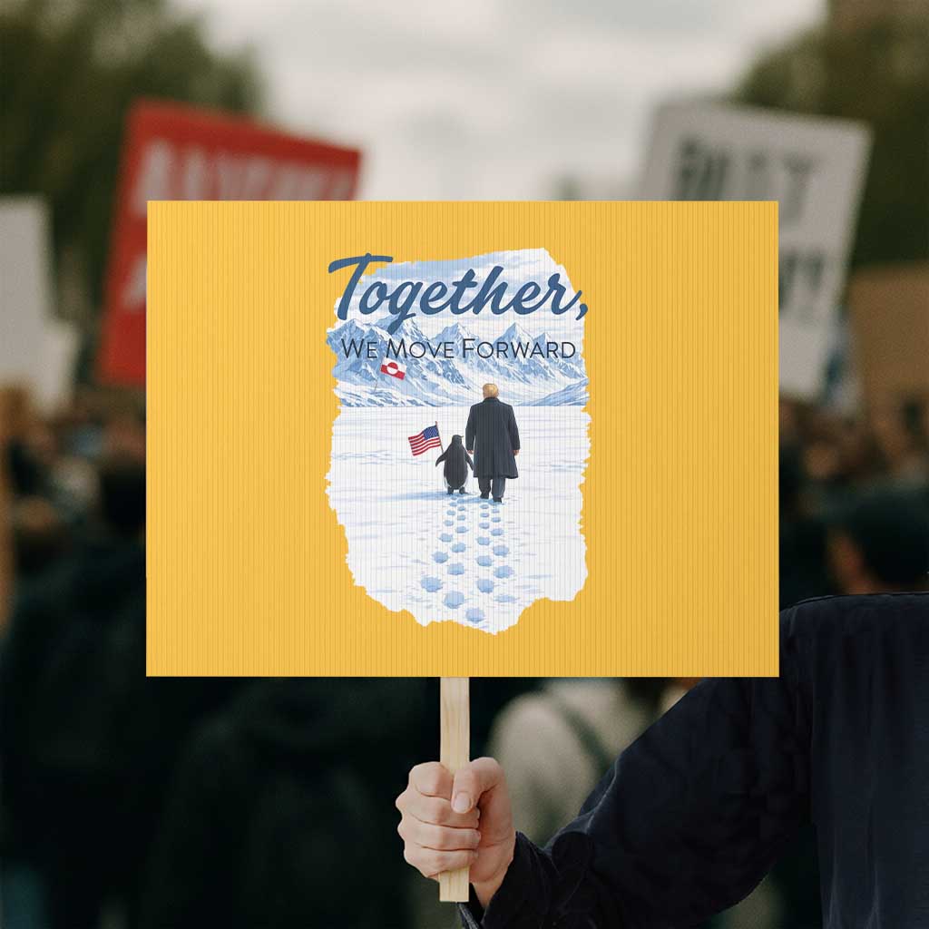 Funny Penguin Protest Protest Sign Trump Nihilist Penguin Minimal Political Meme TS14 Horizontal 18