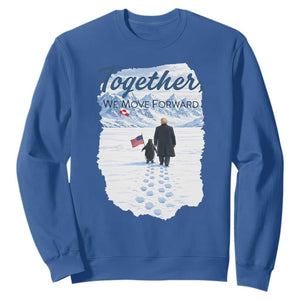Funny Penguin Protest Sweatshirt Trump Nihilist Penguin Minimal Political Meme TS14 Royal Blue Print Your Wear