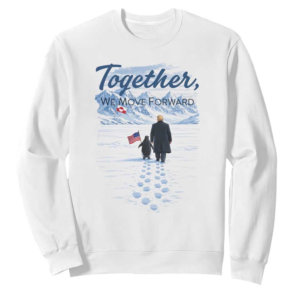 Funny Penguin Protest Sweatshirt Trump Nihilist Penguin Minimal Political Meme TS14 White Print Your Wear