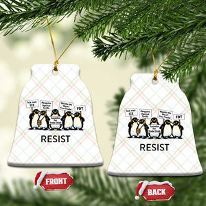 Penguins Resist Ceramic Ornament Nihilist Penguin Anti-Government Meme TS14 Print Your Wear