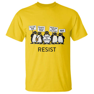 Penguins Resist T Shirt Nihilist Penguin Anti-Government Meme TS14 Daisy Print Your Wear