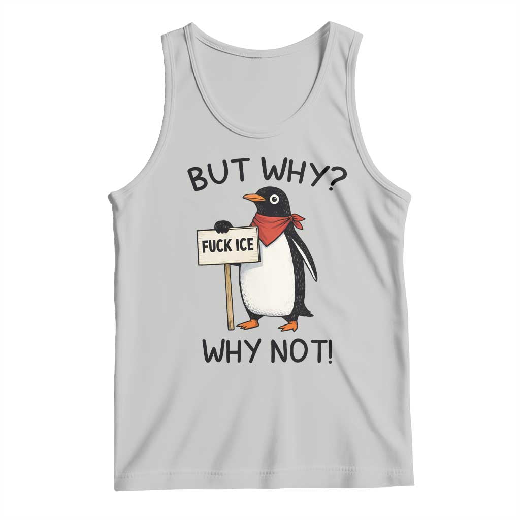 Fck ICE Tank Top Nihilist Penguin Anti-Government Meme TS14 Ash Print Your Wear