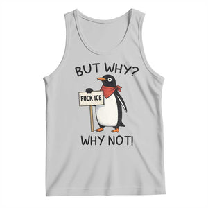 Fck ICE Tank Top Nihilist Penguin Anti-Government Meme TS14 Ash Print Your Wear